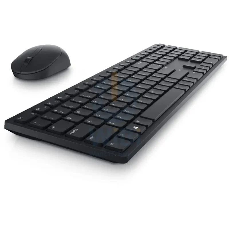 Dell KM5221W Pro Wireless Keyboard and Mouse - 2.40GHz / Wireless / Black / Arabic/English Keys - Keyboard & Mouse Combo