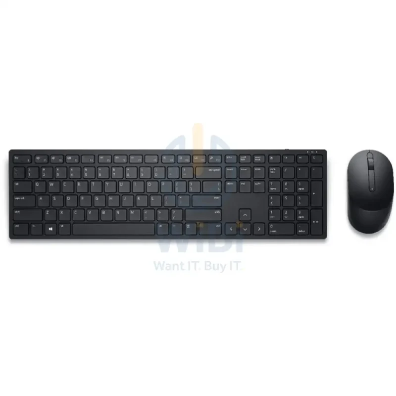 Dell KM5221W Pro Wireless Keyboard and Mouse - 2.40GHz / Wireless / Black / Arabic/English Keys - Keyboard & Mouse Combo