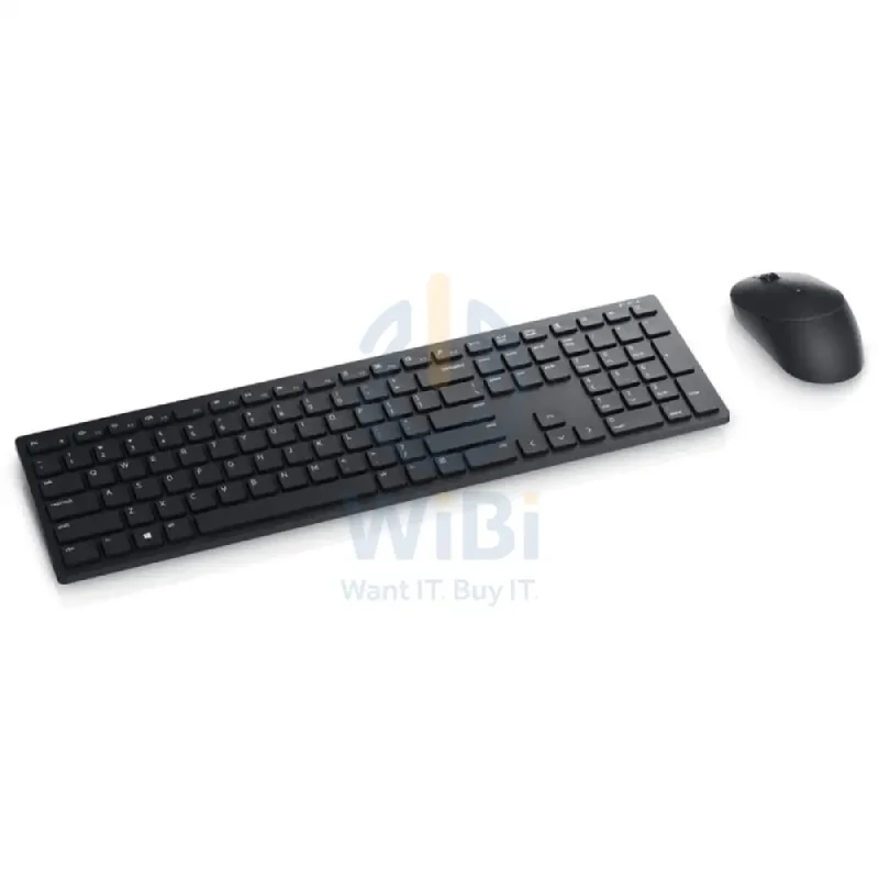 Dell KM5221W Pro Wireless Keyboard and Mouse - 2.40GHz / Wireless / Black / Arabic/English Keys - Keyboard & Mouse Combo