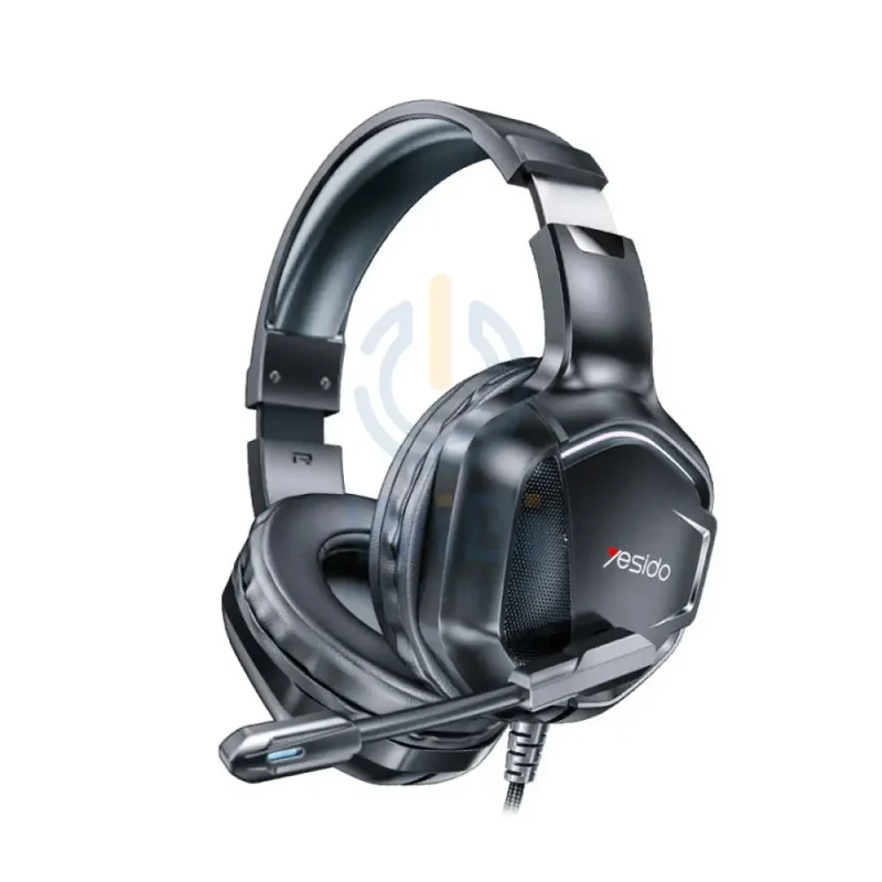 Yesido EK01 Gaming HeadPhone With Microphone - 1.2M / 3.5mm Jack / USB - Black