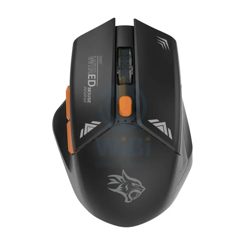 Gaming Gaming Wireless Mouse - 2.4GHz / 1600 Dpi / Bluetooth - Black