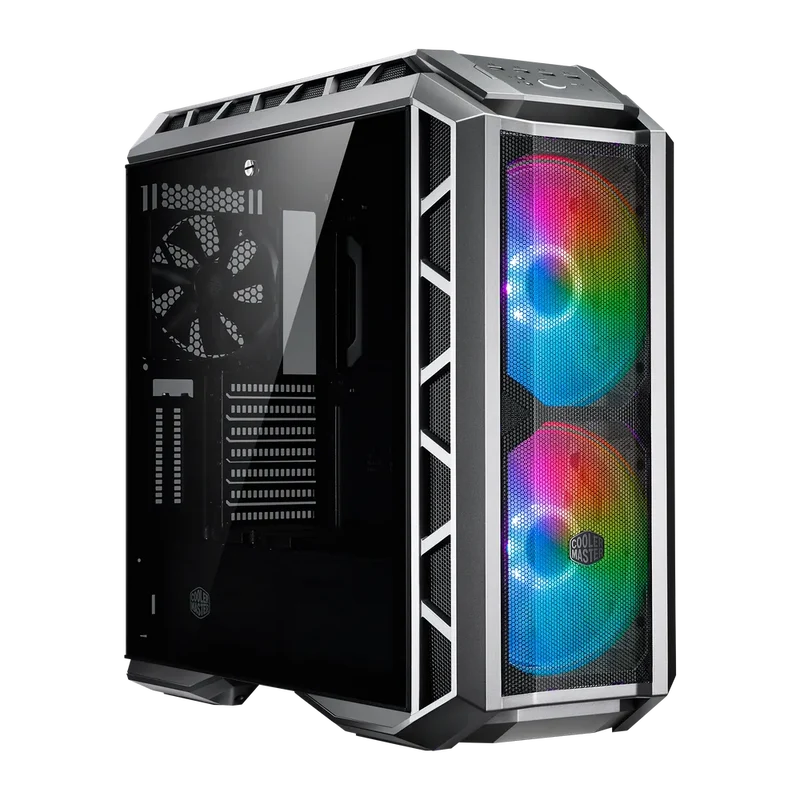حافظة كمبيوتر كولر ماستر ماستر كيس H500P ميش ARGB ميد تاور - أسود