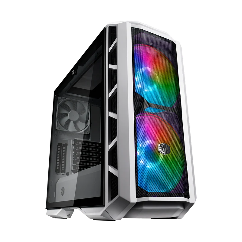 حافظة كمبيوتر كولر ماستر ماستر كيس H500P ميش ARGB ميد تاور - أسود