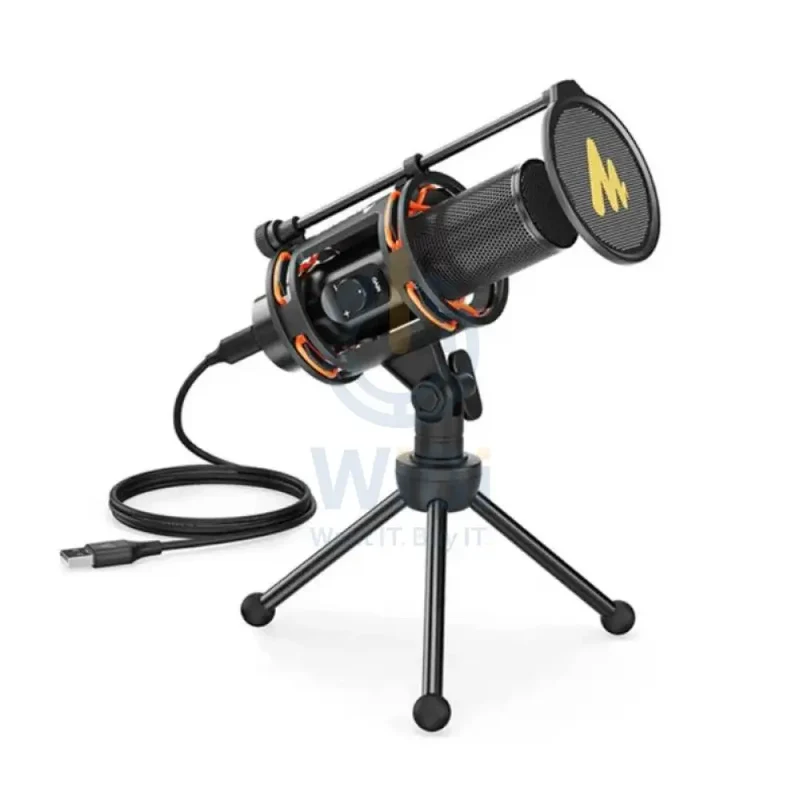 Maonocaster AU-PM471TS Studio Bundle USB PC Microphone - Black