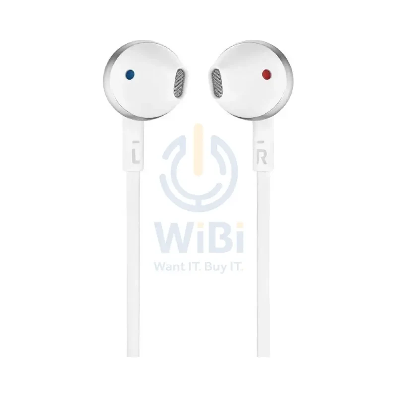 JBL Tune 205 Earphones - In-Ear / Wired / Chrome