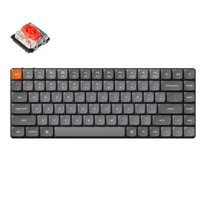 لوحة مفاتيح ميكانيكية لاسلكية كيكرون K3 ماكس QMK/VIA - بلوتوث 5.1 / أسود