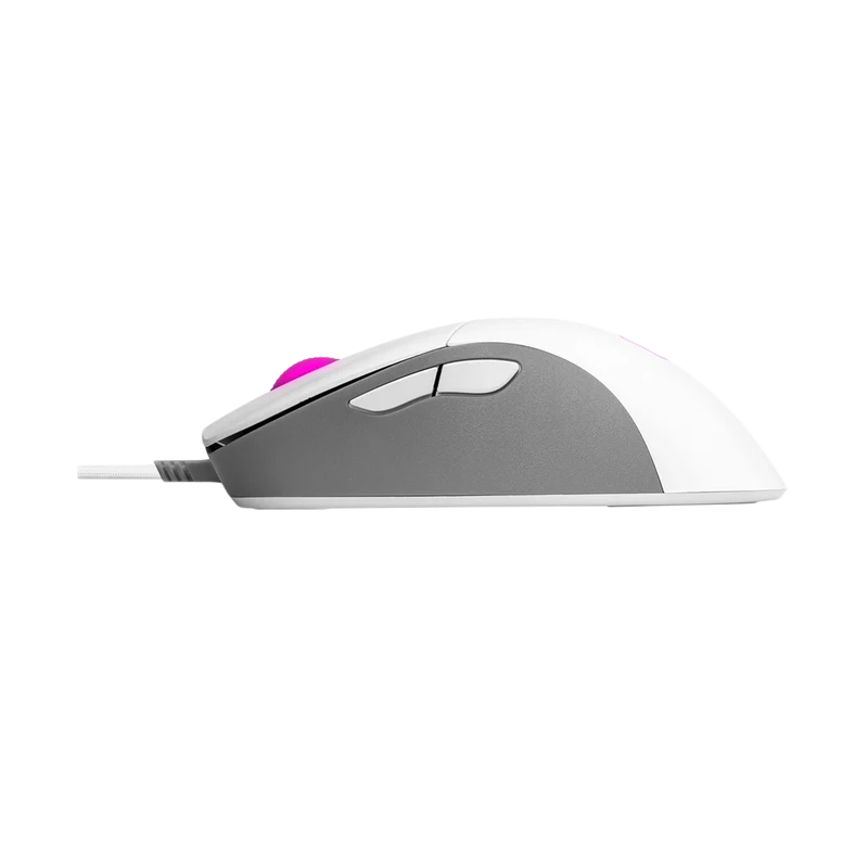 ماوس ألعاب كولر ماستر MM730 RGB سلكي، باللون الأبيض المطفي