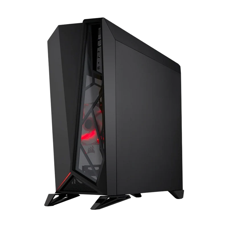 CORSAIR SPEC-OMEGA Carbide Series Mid Tower Case - Black/Red