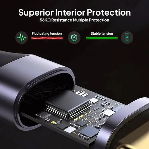 كابل موصيل من USB-A إلى USB-C، طول 2 متر، باللون الأسود