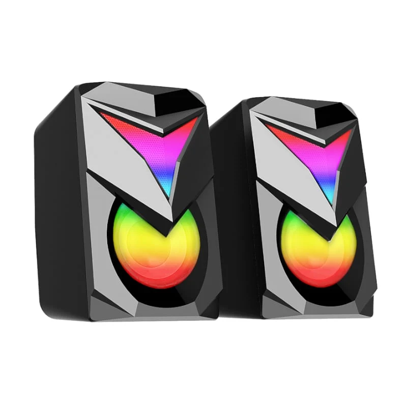 سماعات ألعاب ريدراجون 2.1 ساتلايت بإضاءة RGB - أسود