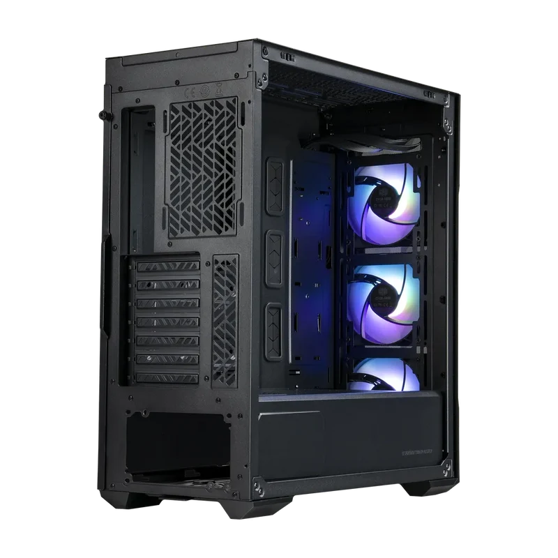 حافظة كمبيوتر كولر ماستر ماستر بوكس TD500 ميش V2 ARGB ATX ميد تاور - أسود