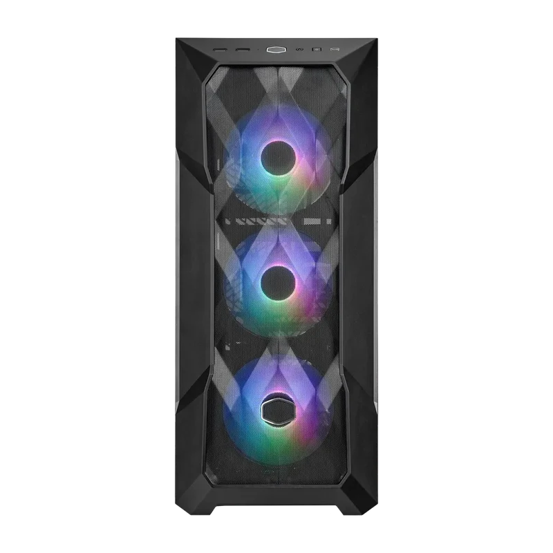 حافظة كمبيوتر كولر ماستر ماستر بوكس TD500 ميش V2 ARGB ATX ميد تاور - أسود