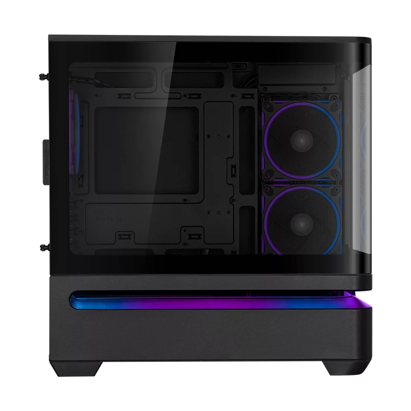 حافظة كمبيوتر أسوس برايم AP202 ARGB، mATX، باللون الأسود