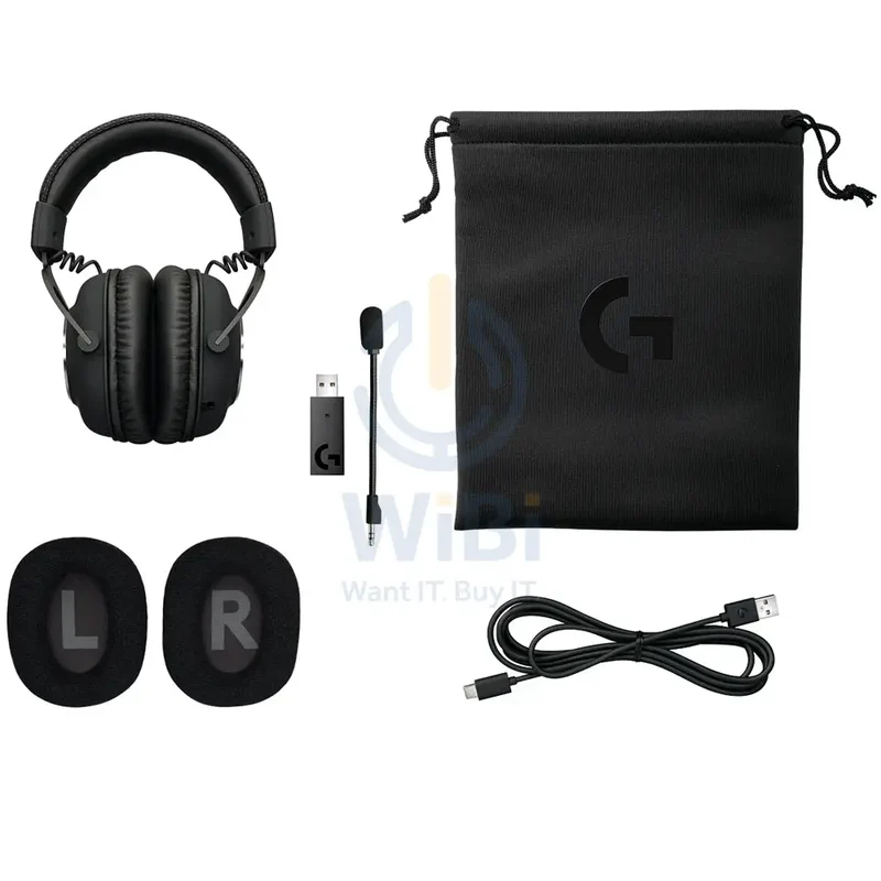 Logitech PRO X LIGHTSPEED Gaming Headset - Wireless / Black