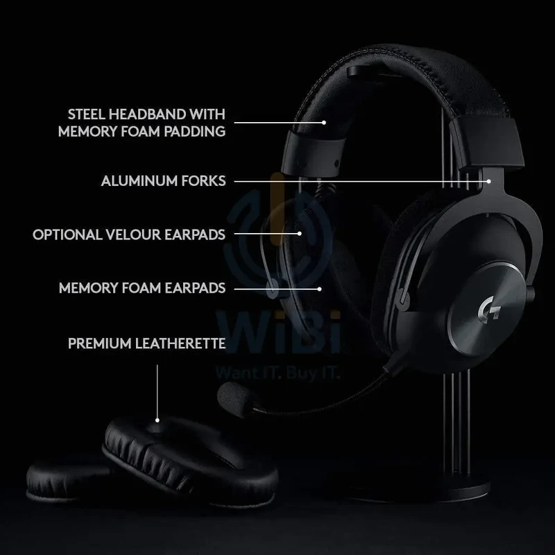 Logitech PRO X LIGHTSPEED Gaming Headset - Wireless / Black