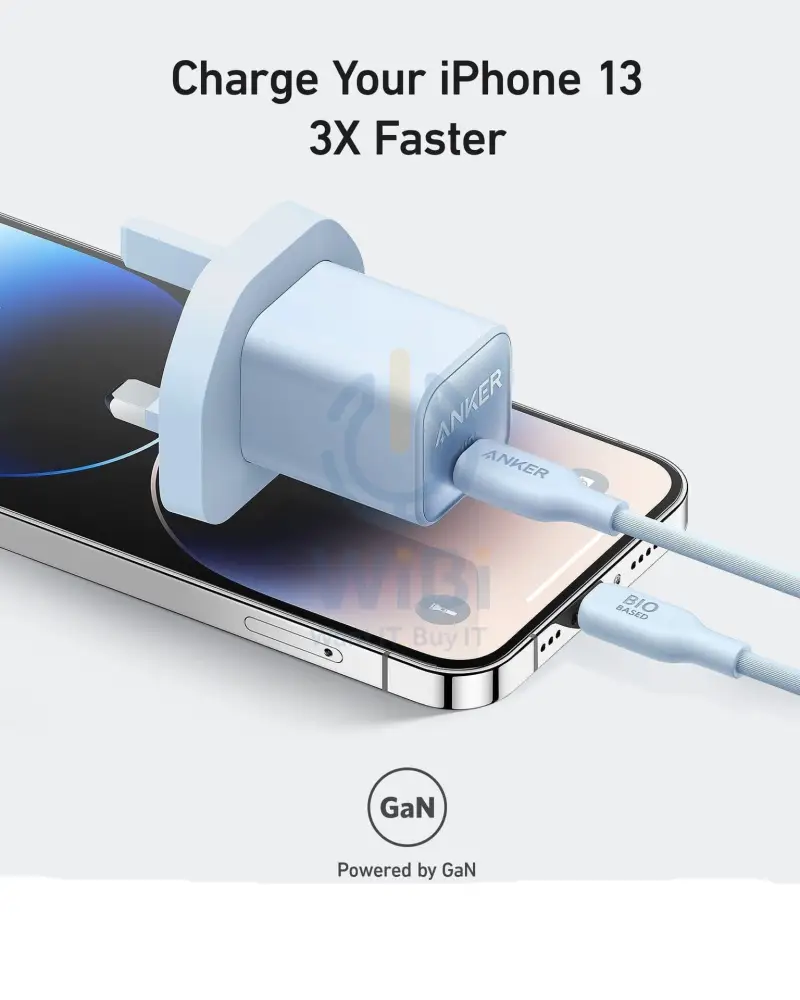 Anker 511 Charger (Nano 3, 30W) -Blue