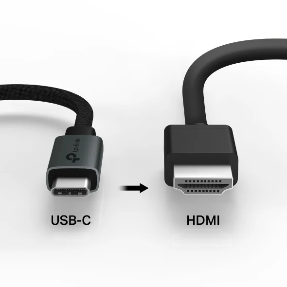 محول تي بي-لينك UA520C من يو إس بي Type-C إلى HDMI، يو إس بي Type-C، HDMI