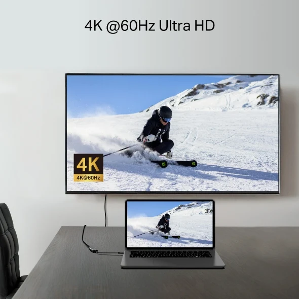 محول تي بي-لينك UA520C من يو إس بي Type-C إلى HDMI، يو إس بي Type-C، HDMI
