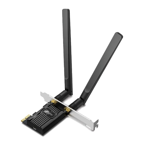 محول تي بي-لينك آرتشر TX20E AX1800، واي فاي 6، بلوتوث 5.2، PCIe، بسرعة 1201 ميجابت في الثانية بتردد 5 جيجاهرتز، PCIe