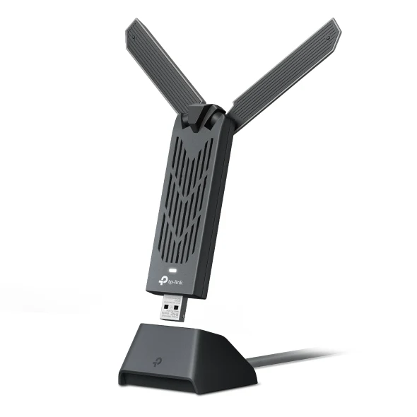 محول USB لاسلكي عالي الكسب TP-Link آرتشر TBE400UH BE6500، Wi-Fi 7، سرعة 2880 ميجابت في الثانية عند 5 جيجاهرتز، USB 3.0