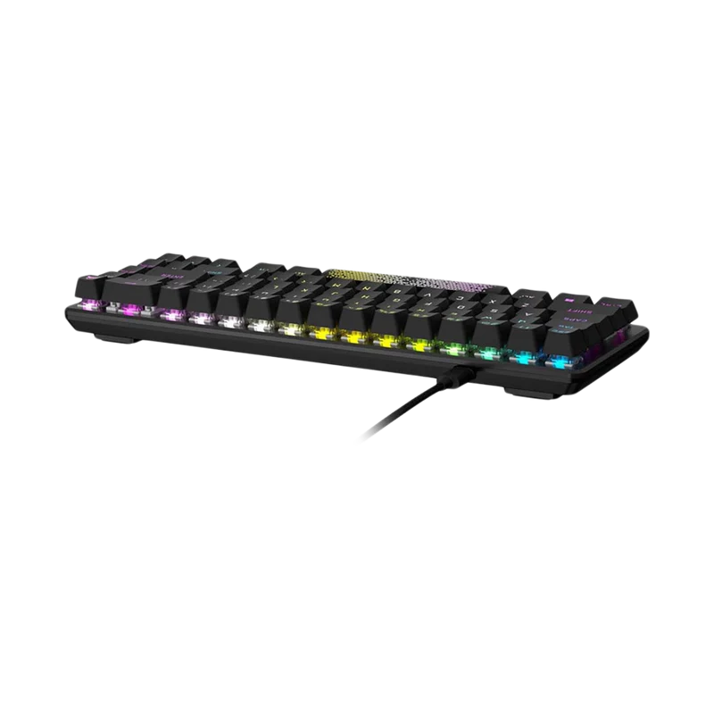 لوحة مفاتيح ألعاب ميكانيكية كورساير K65 PRO MINI RGB، سلكية بنسبة 65%، باللون الأسود