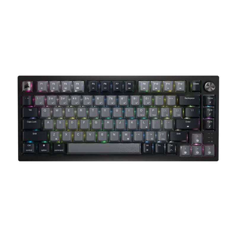 CORSAIR K65 PLUS WIRELESS 75% RGB Mechanical Gaming Keyboard - Black
