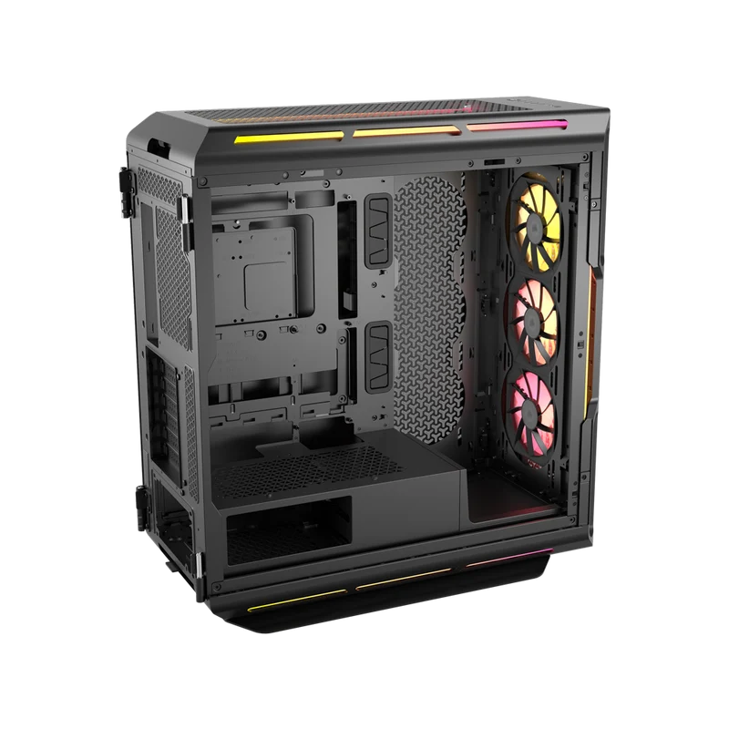 حافظة كمبيوتر كورسير iCUE LINK 5000T LX RGB تاور متوسط، باللون الأسود