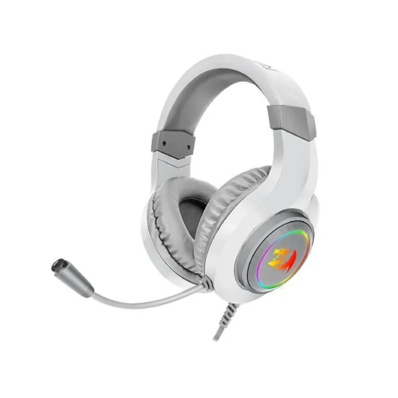 سماعة رأس سلكية ريدراجون H260 هايلاس - USB + 3.5 مم / أبيض