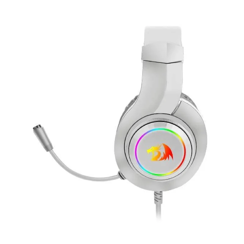 سماعة رأس سلكية ريدراجون H260 هايلاس - USB + 3.5 مم / أبيض