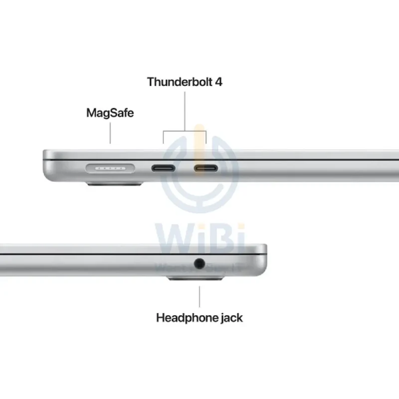 Apple MacBook Air - 13.6" / M4 / 10-Core CPU / 8-Core GPU / 16-Core Neural Engine / 16GB RAM / 256GB SSD / Arabic/English / Silver / 1YW