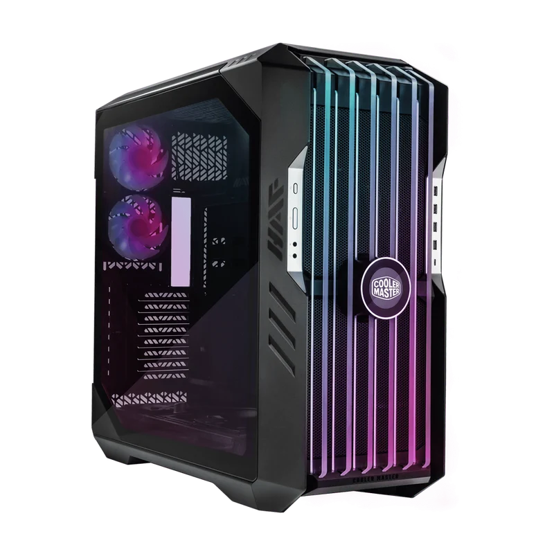 حافظة كمبيوتر كولر ماستر HAF 700 EVO ATX فول تاور، رمادي تيتانيوم