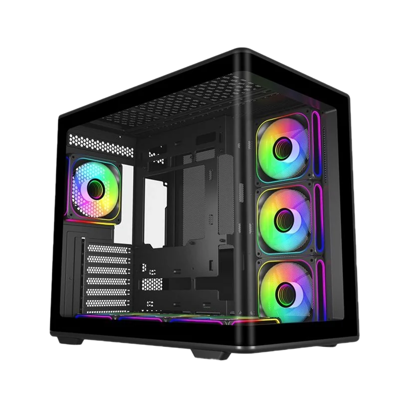 Cooler Master Elite 600 With 7 Fans ATX Case - Black