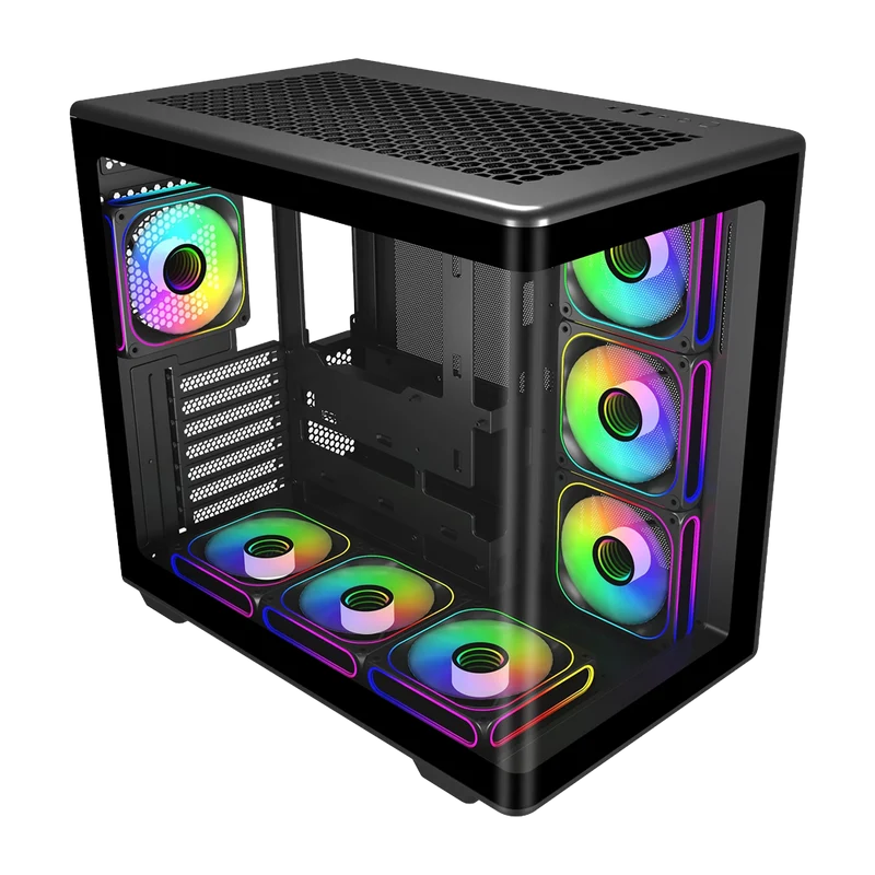 Cooler Master Elite 600 With 7 Fans ATX Case - Black
