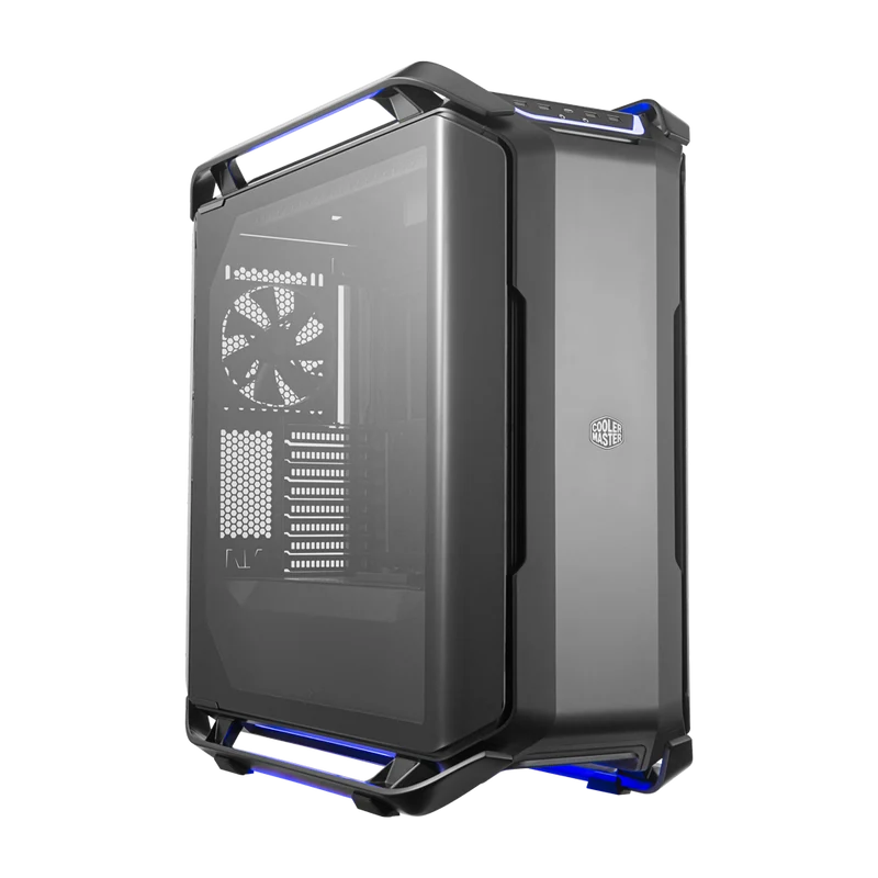 كيس كمبيوتر كولر ماستر كوزموس C700P تاور كامل، باللون الأسود
