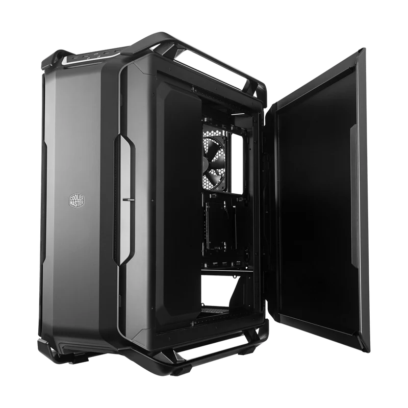 كيس كمبيوتر كولر ماستر كوزموس C700P تاور كامل، باللون الأسود