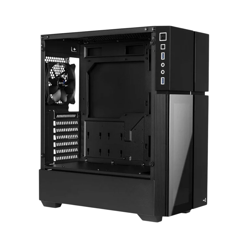 حافظة كمبيوتر إيروكول بلايا G-BK-V3 RGB، تاور متوسط، باللون الأسود