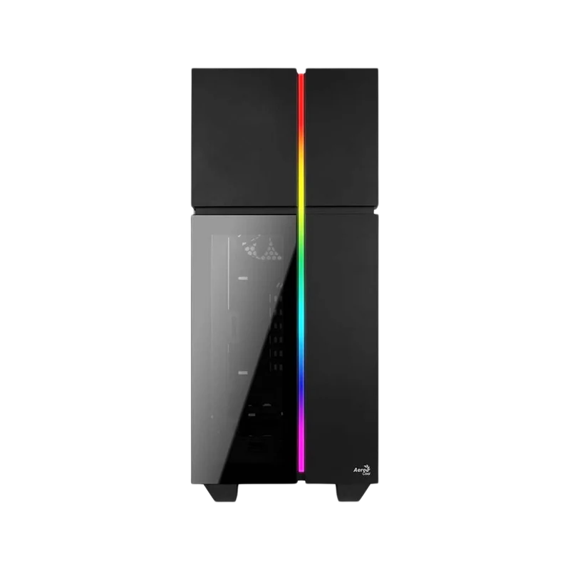 حافظة كمبيوتر إيروكول بلايا G-BK-V3 RGB، تاور متوسط، باللون الأسود