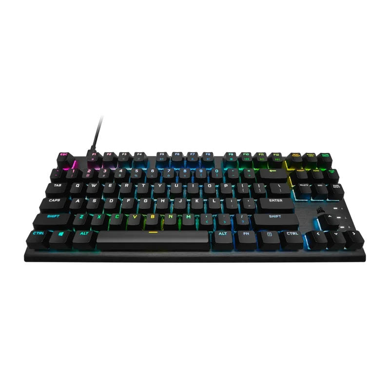 لوحة مفاتيح ألعاب ميكانيكية سلكية كورسير K60 برو RGB، باللون الأسود