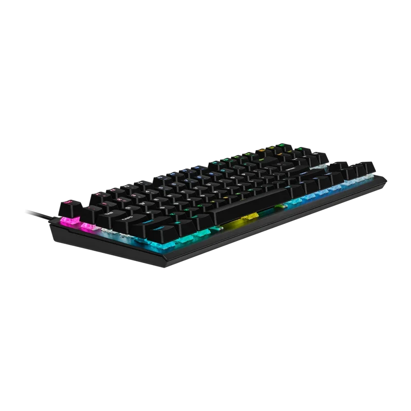 لوحة مفاتيح ألعاب ميكانيكية سلكية كورسير K60 برو RGB، باللون الأسود