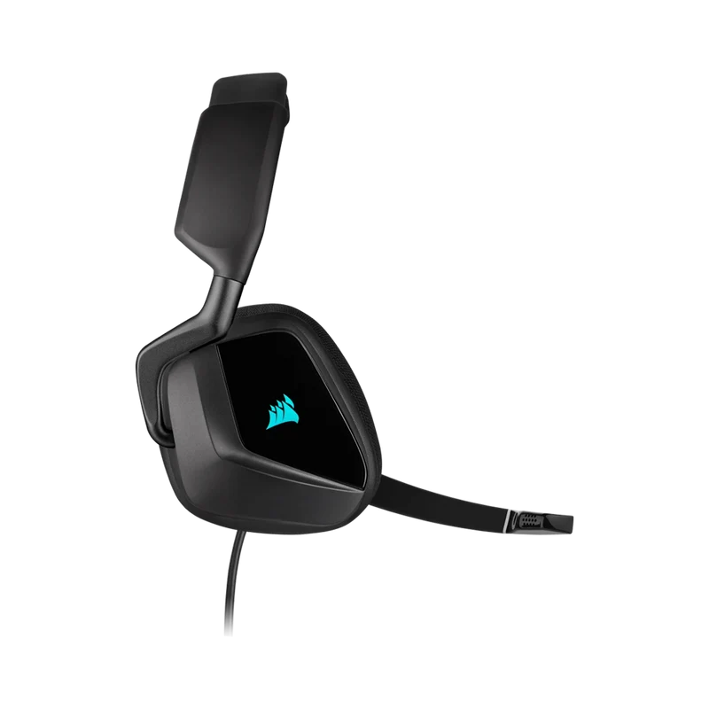 سماعة رأس ألعاب كورسير فويد RGB إيليت بريميوم، يو إس بي، بلون كربوني (EU)