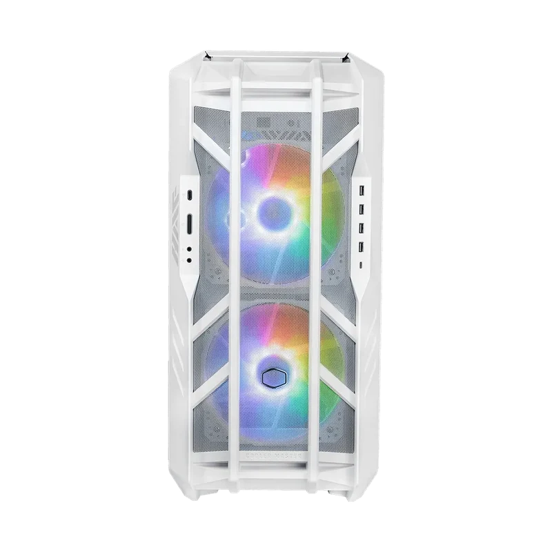 حافظة كمبيوتر كولر ماستر HAF 700 كاملة البرج، ATX، إيه آر جي بي، باللون الأبيض