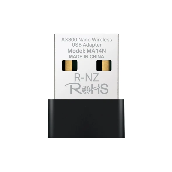 محول يو إس بي لاسلكي للشبكة ميركوسيس MA14N، AX300 Nano