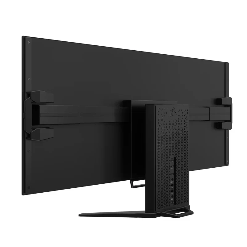 شاشة ألعاب كورسير زينيون فليكس القابلة للانحناء، حجم 45 بوصة OLED / زمن استجابة 0.03 مللي ثانية / تردد 240 هرتز / إتش دي إم آي 2.1 / ديسبلاي بورت 1.4 / يو إس بي سي