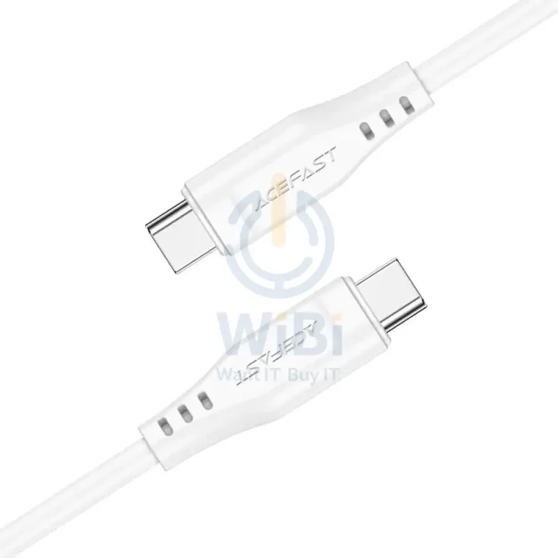 ACEFAST C3-03 USB-C to USB-C TPE charging data cable - White