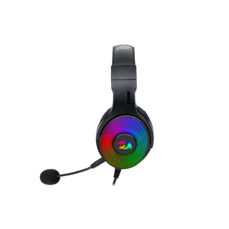 سماعة رأس ألعاب ريدراجون H350 باندورا RGB سوداء وسلكية، 3.5 مم + يو إس بي، باللون الأسود