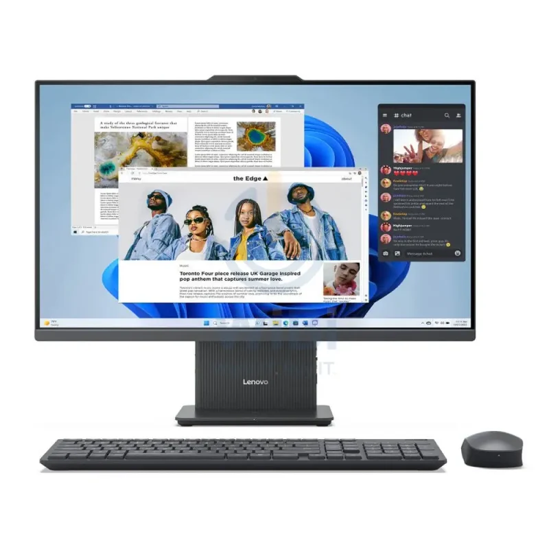 Lenovo IdeaCentre 27 Gen 9 AIO PC - i7 / 16GB / 1TB (NVMe M.2 SSD) / 27" FHD Non-Touch / DOS (Without OS) / Arabic/English / 6MW / Luna Grey - Desktop
