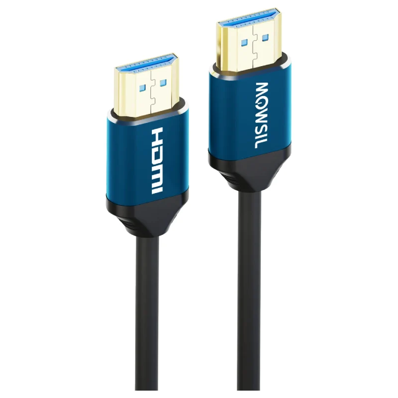 كابل موصيل HDMI 2.0، 4K بتردد 60 هرتز، بطول 10 متر، باللون الأزرق