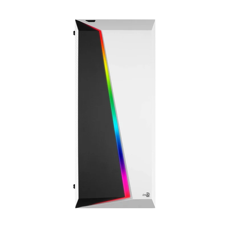 حافظة كمبيوتر إيروكول سايلون برو RGB، تاور متوسط، باللون الأبيض