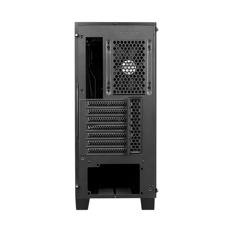 حافظة كمبيوتر إيروكول سايلون برو RGB، تاور متوسط، باللون الأسود