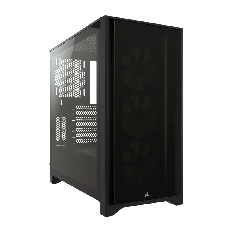 حافظة كورساير iCUE 4000X RGB ميد تاور، أسود